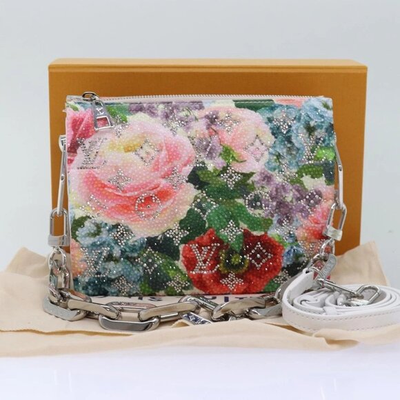 LOUIS VUITTON Monogram Flower Kussan BB Bag Multicolor M21157 LV Auth 76444SAM - Picture 11 of 16